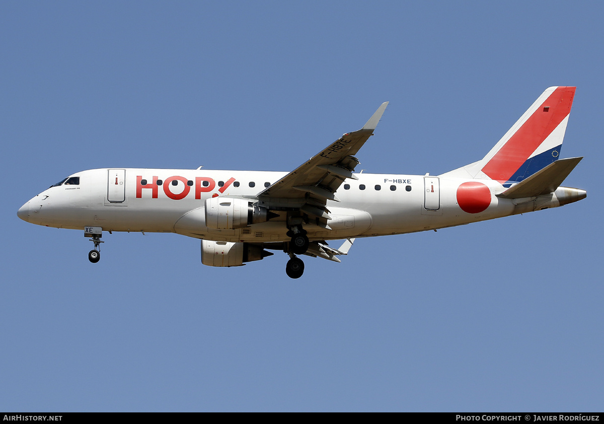 Aircraft Photo of F-HBXE | Embraer 170STD (ERJ-170-100STD) | Hop! | AirHistory.net #706790
