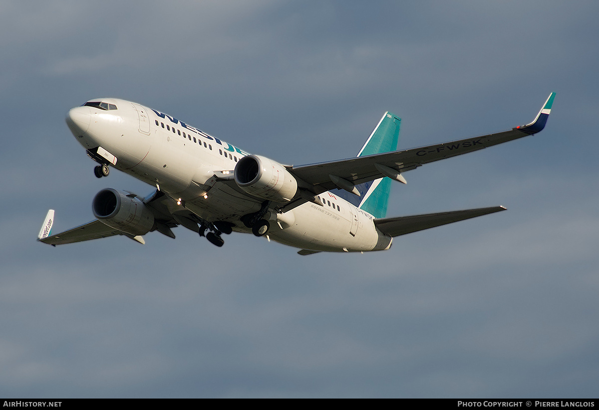 Aircraft Photo of C-FWSK | Boeing 737-7CT | WestJet | AirHistory.net #706792