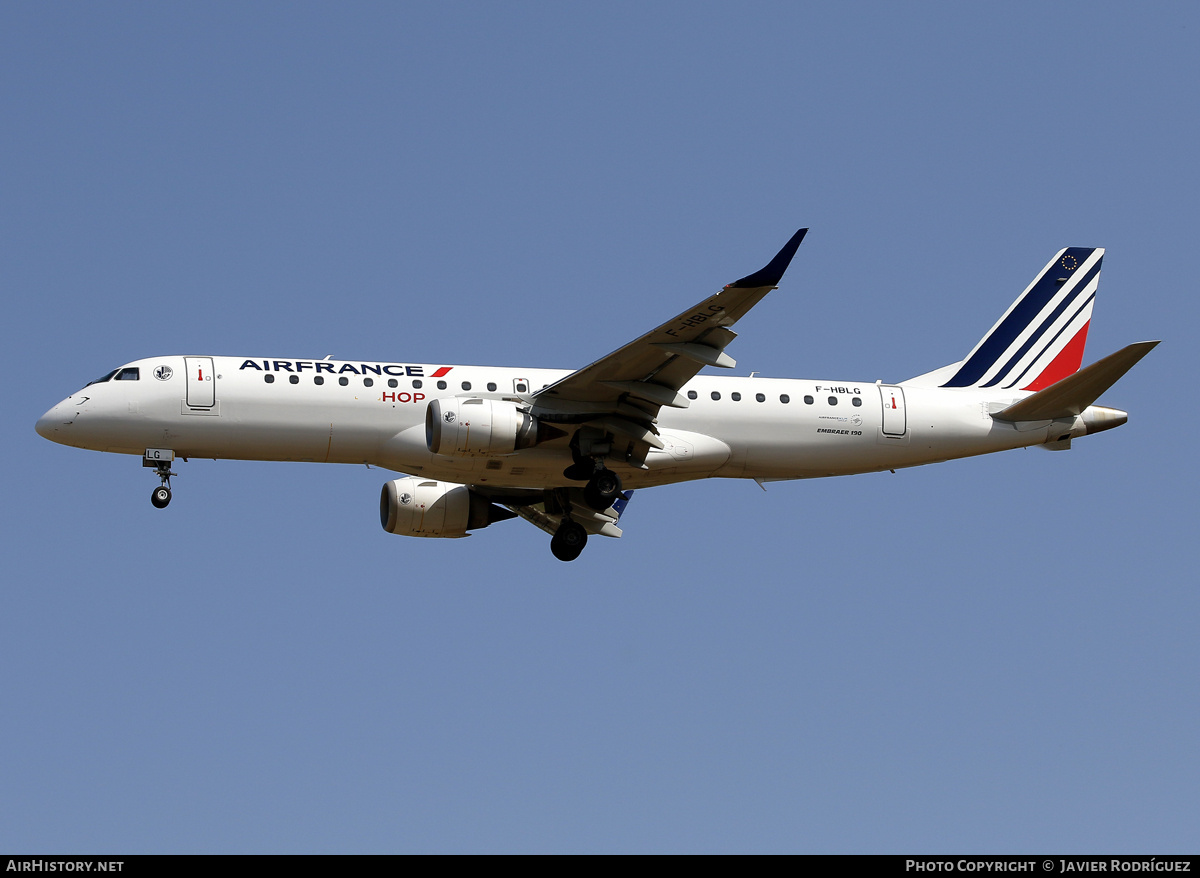 Aircraft Photo of F-HBLG | Embraer 190STD (ERJ-190-100STD) | Air France | AirHistory.net #706834