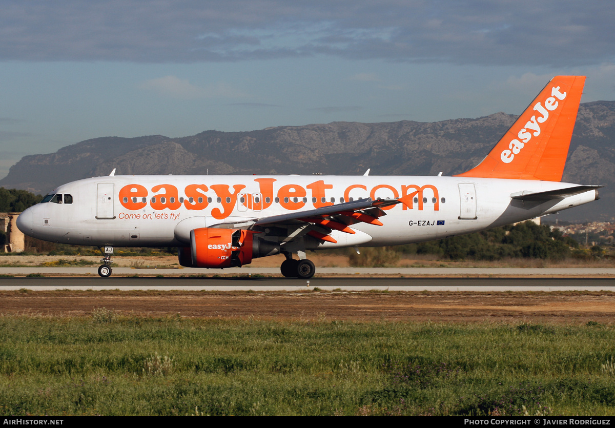Aircraft Photo of G-EZAJ | Airbus A319-111 | EasyJet | AirHistory.net #706842