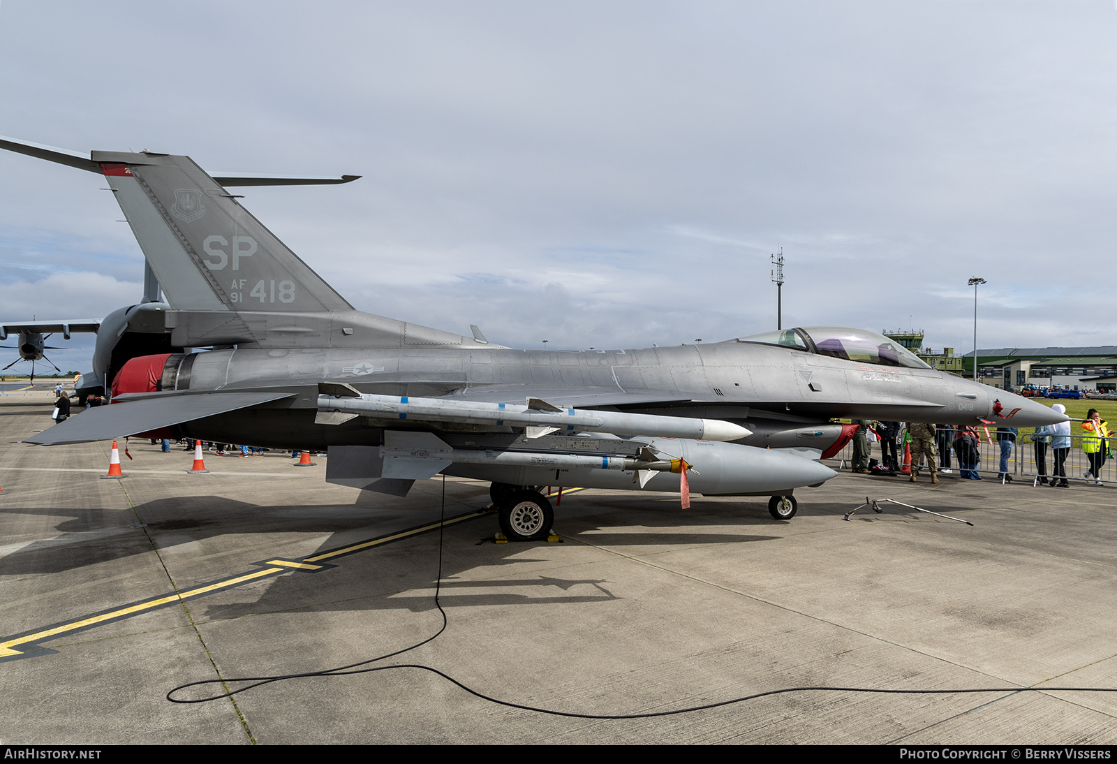 Aircraft Photo of 91-0418 / AF91-418 | Lockheed F-16CM Fighting Falcon | USA - Air Force | AirHistory.net #706847