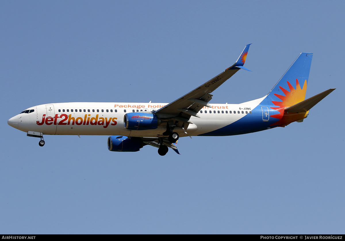 Aircraft Photo of G-JZBC | Boeing 737-800 | Jet2 Holidays | AirHistory.net #706880