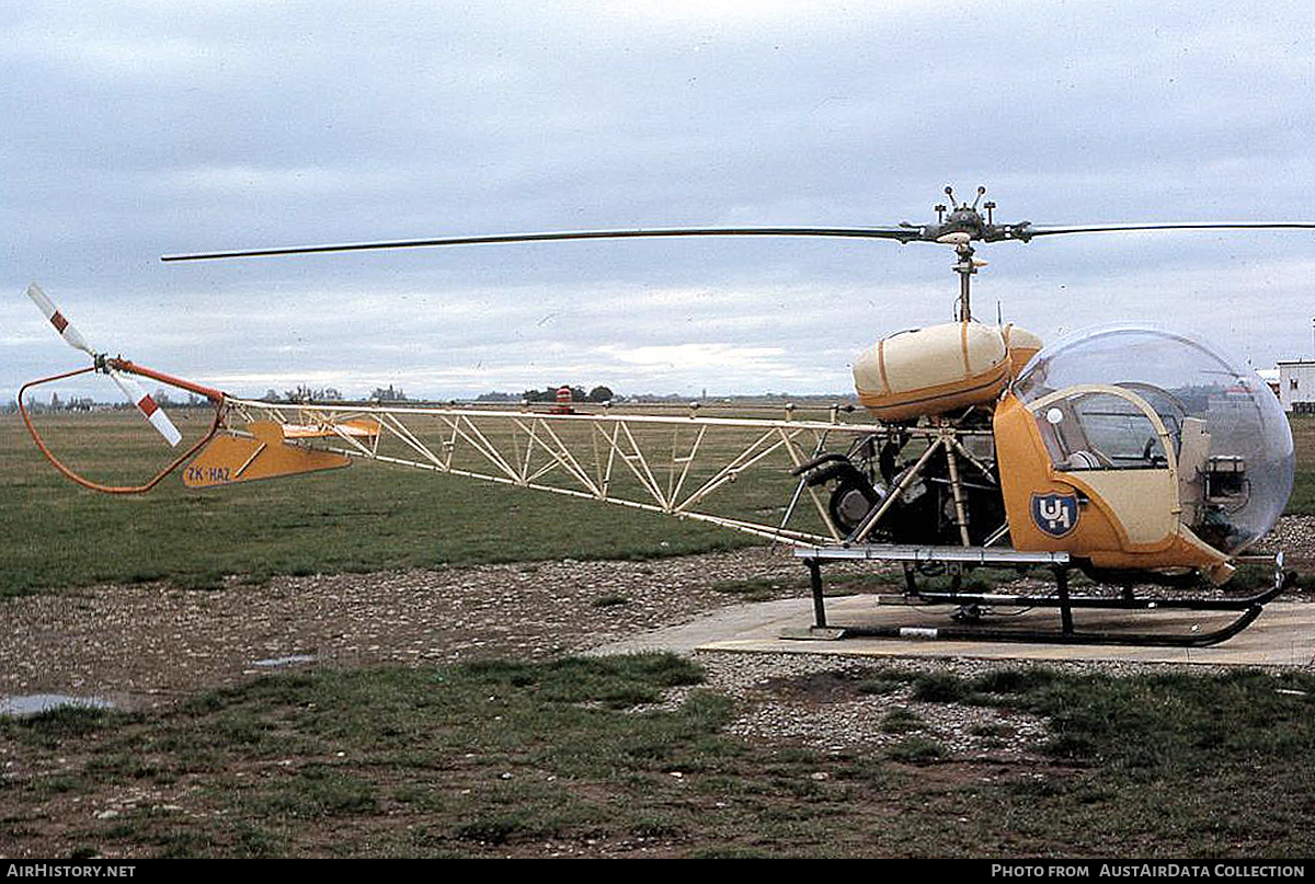 Aircraft Photo of ZK-HAZ / HAZ | Bell 47G-3B-1 | Utility Helicopters | AirHistory.net #706881