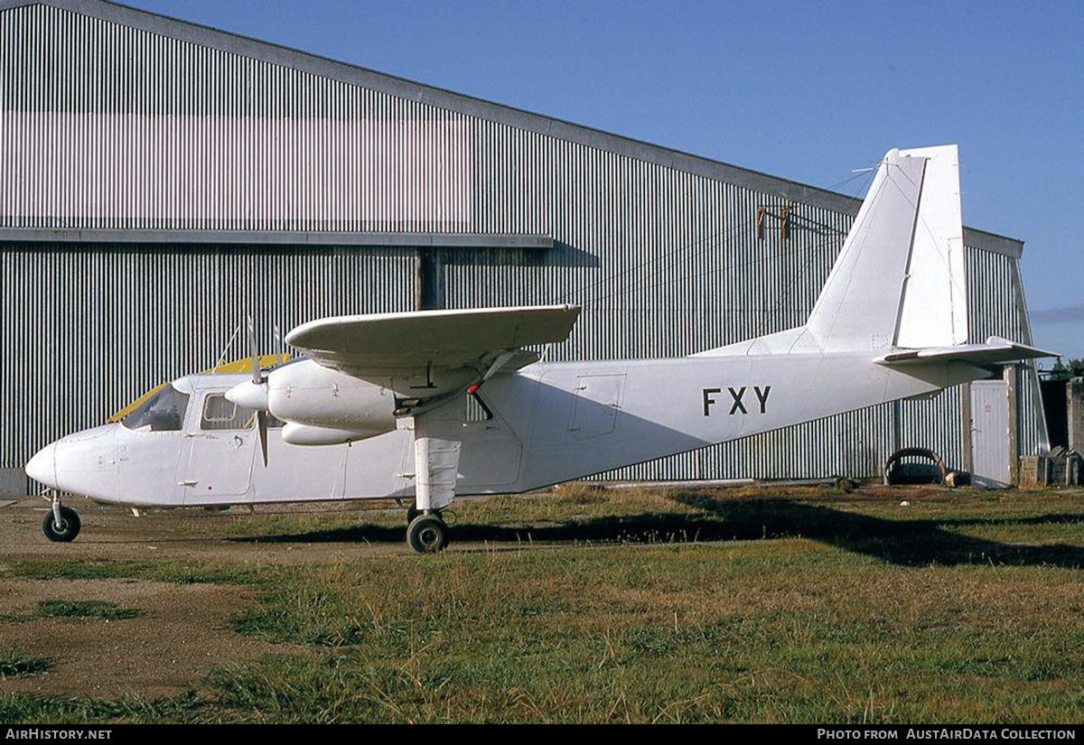 Aircraft Photo of ZK-FXY / FXY | Britten-Norman BN-2A-27 Islander | AirHistory.net #706893