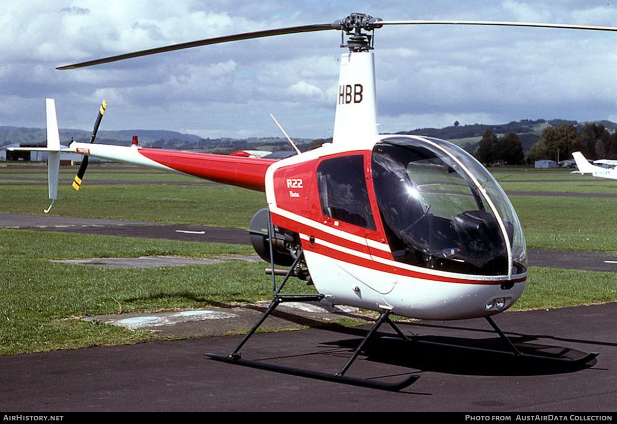 Aircraft Photo of ZK-HBB / HBB | Robinson R-22 Beta | AirHistory.net #706894