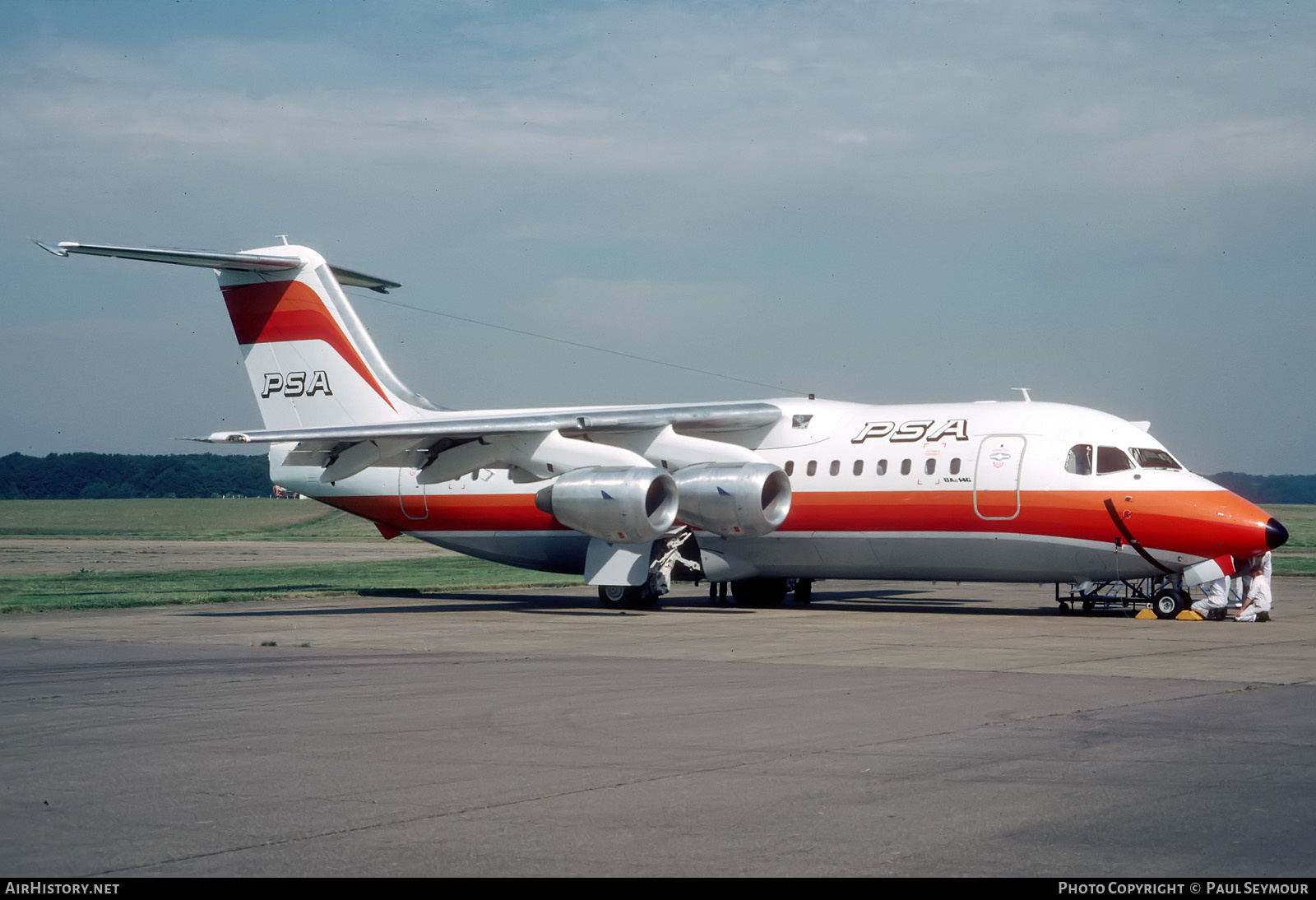 Aircraft Photo of N348PS | British Aerospace BAe-146-200 | PSA - Pacific Southwest Airlines | AirHistory.net #706910