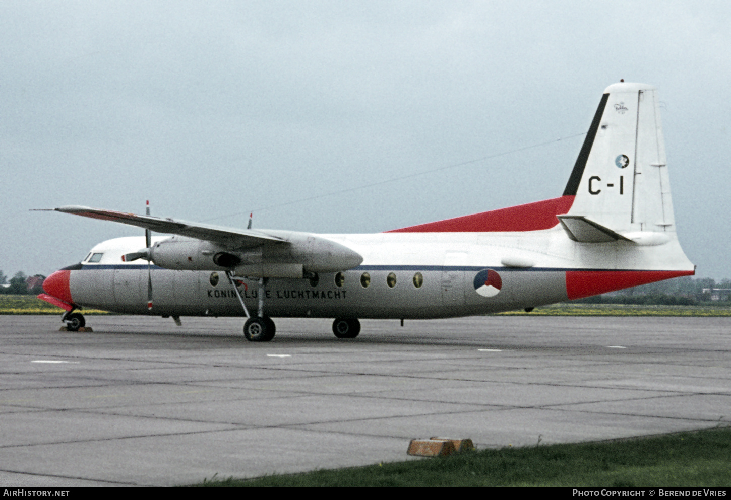 Aircraft Photo of C-1 | Fokker F27-100 Friendship | Netherlands - Air Force | AirHistory.net #706919