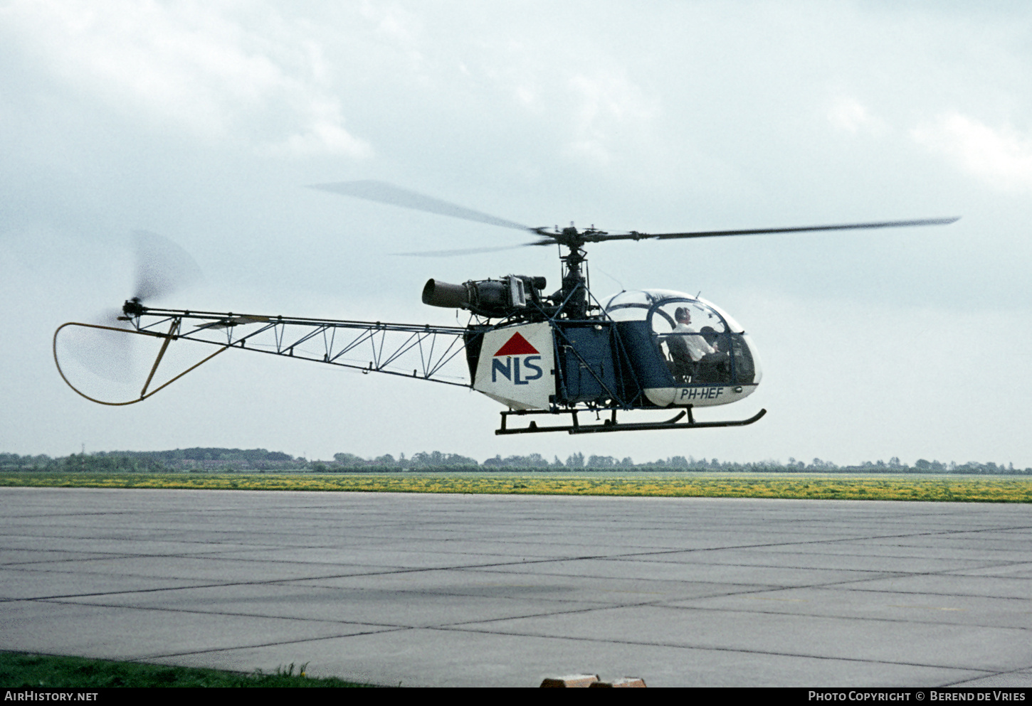 Aircraft Photo of PH-HEF | Sud SA-318C Alouette II Astazou | Nationale Luchtvaart School - NLS | AirHistory.net #706923