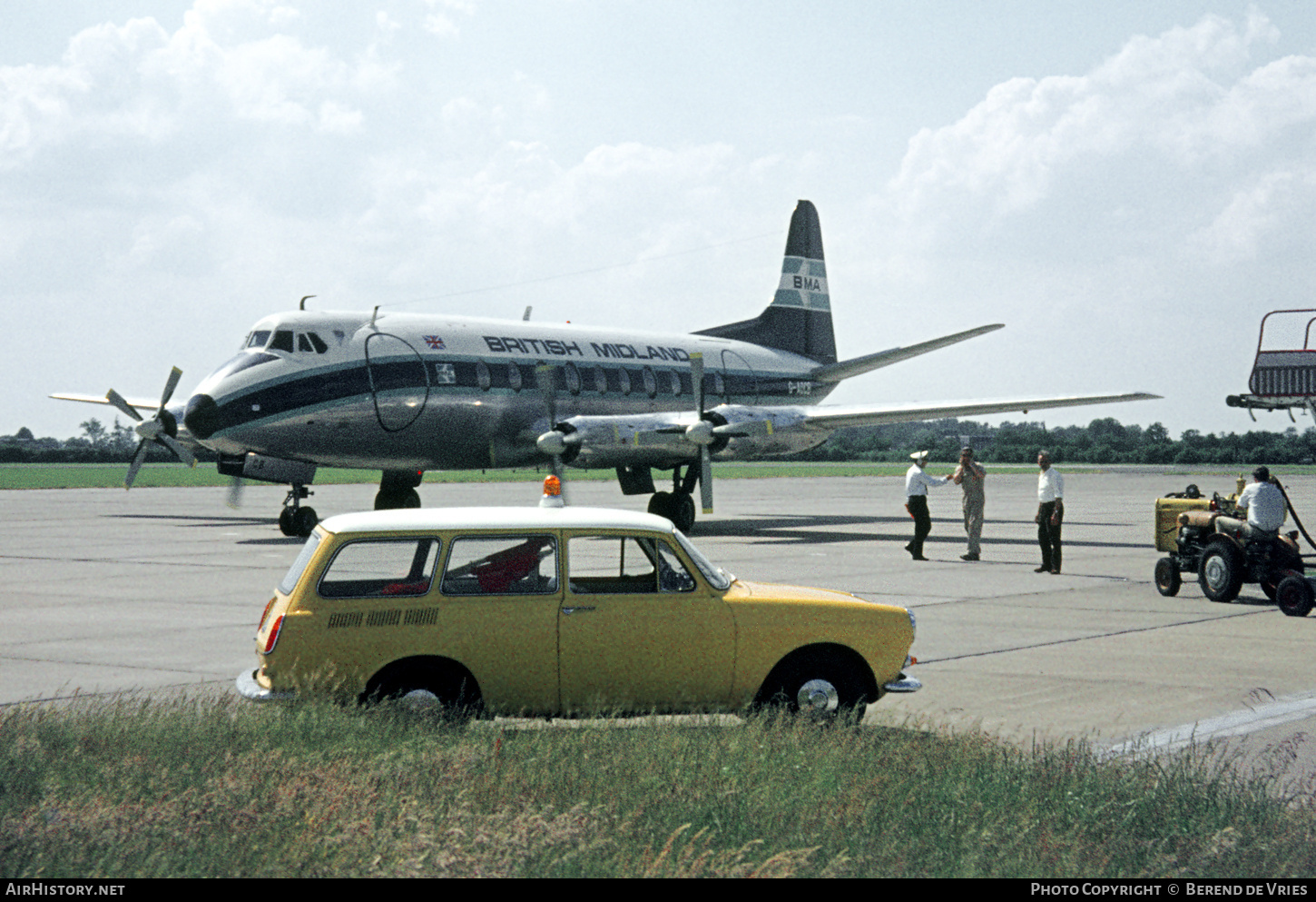 Aircraft Photo of G-AOCB | Vickers 755D Viscount | British Midland Airways - BMA | AirHistory.net #706952