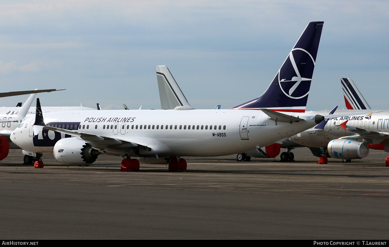 Aircraft Photo of M-ABSS | Boeing 737-8 Max 8 | LOT Polish Airlines - Polskie Linie Lotnicze | AirHistory.net #706958