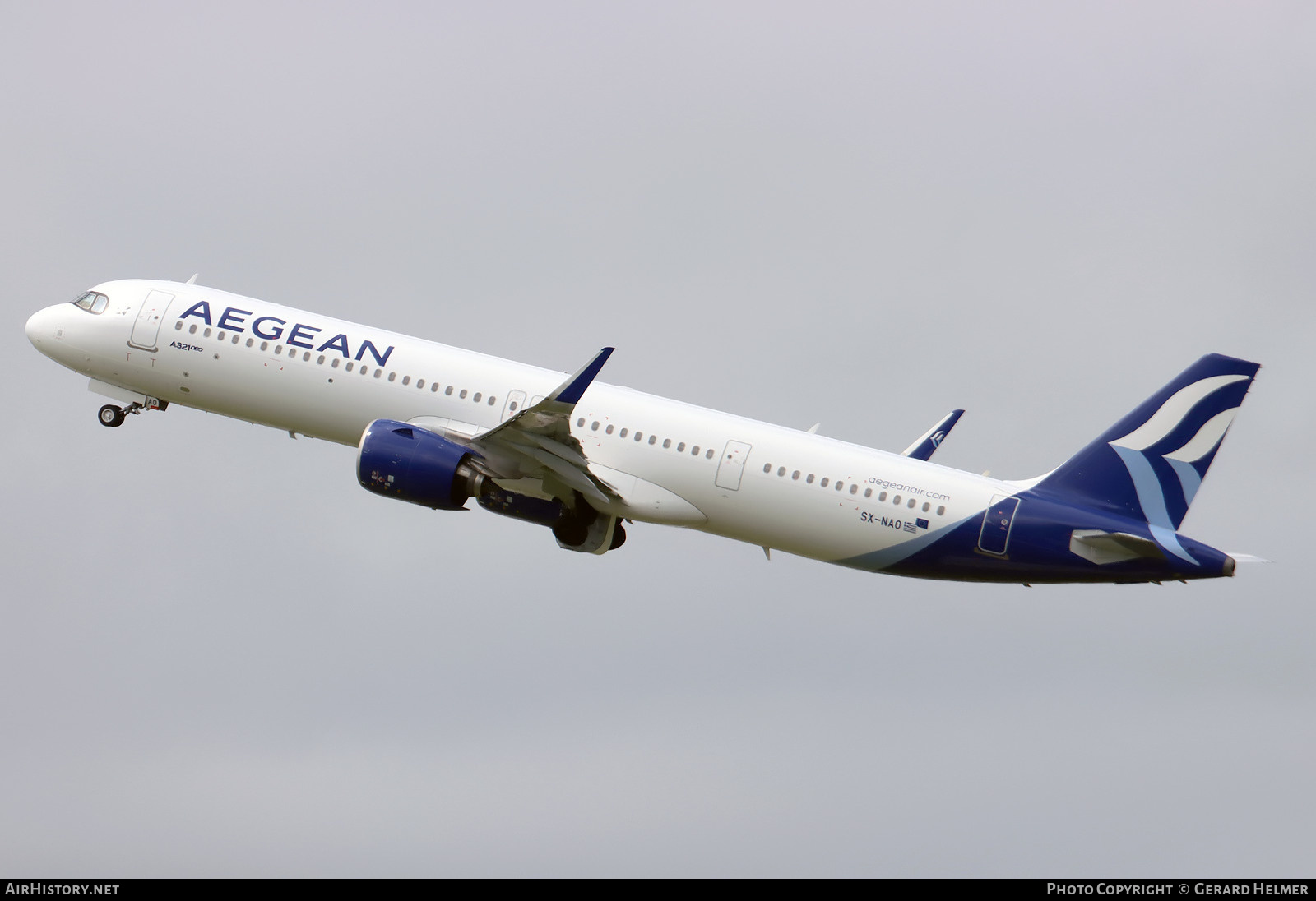 Aircraft Photo of SX-NAO | Airbus A321-271NX | Aegean Airlines | AirHistory.net #706972