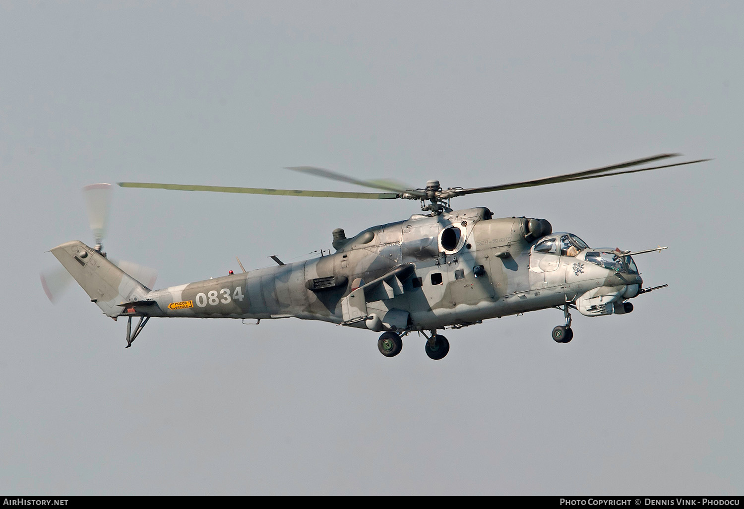 Aircraft Photo of 0834 | Mil Mi-24V | Czechia - Air Force | AirHistory.net #706981