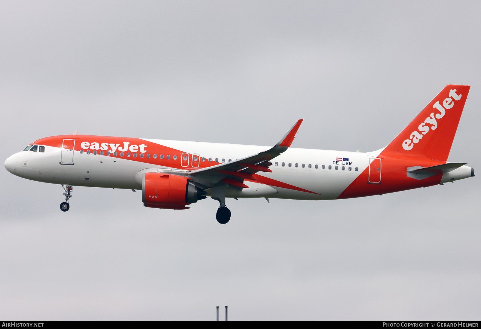 Aircraft Photo of OE-LSW | Airbus A320-251N | EasyJet | AirHistory.net #707002