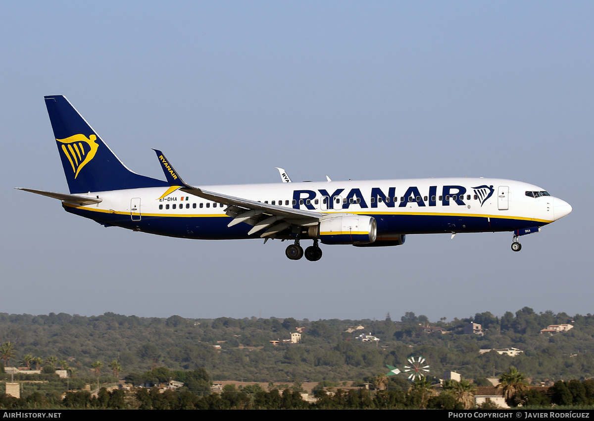 Aircraft Photo of EI-DHA | Boeing 737-8AS | Ryanair | AirHistory.net #707027