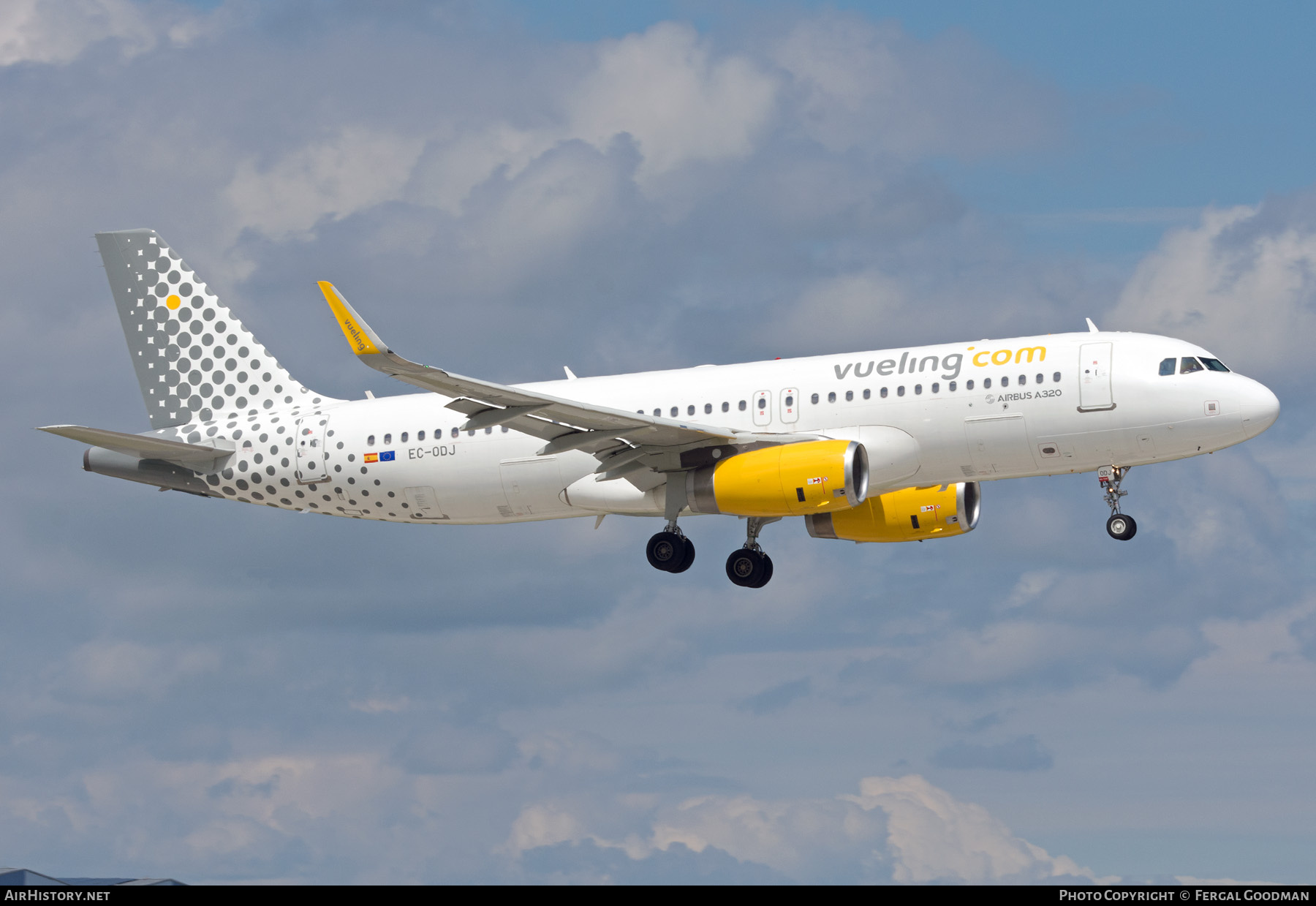 Aircraft Photo of EC-ODJ | Airbus A320-232 | Vueling Airlines | AirHistory.net #707028