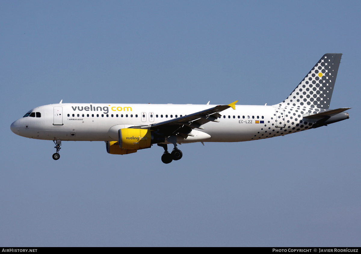 Aircraft Photo of EC-LZZ | Airbus A320-214 | Vueling Airlines | AirHistory.net #707070