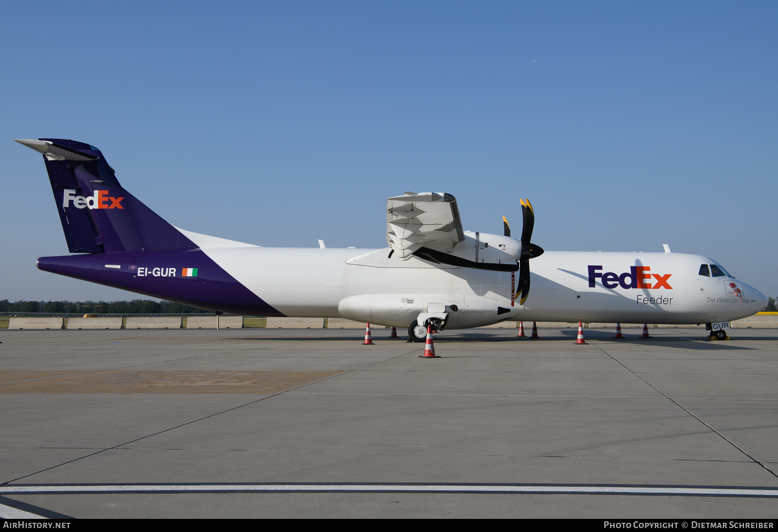 Aircraft Photo of EI-GUR | ATR ATR-72-600F (ATR-72-212A) | FedEx Feeder | AirHistory.net #707089