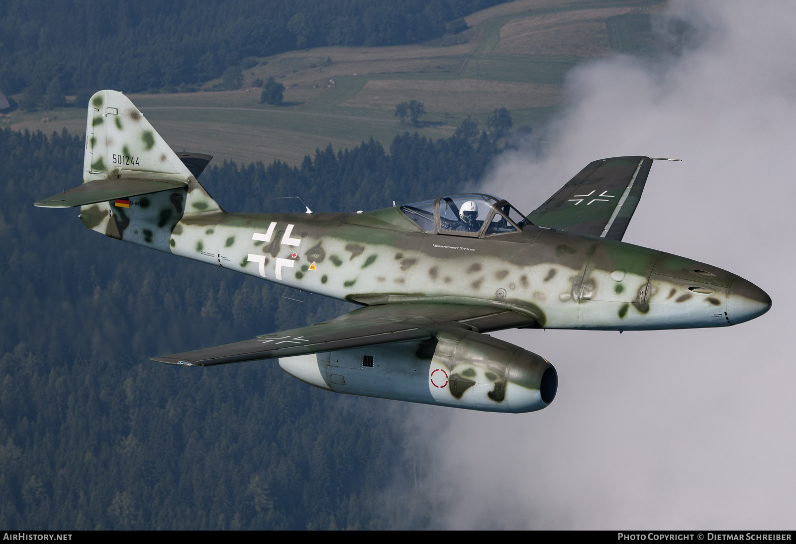 Aircraft Photo of D-IMTT / 501244 | Messerschmitt Me-262A-1C Schwalbe Replica | Germany - Air Force | AirHistory.net #707102