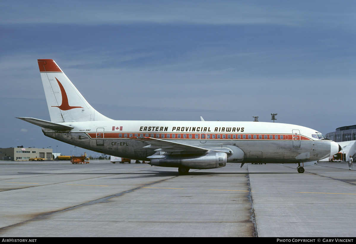Aircraft Photo of CF-EPL | Boeing 737-2E1/Adv | Eastern Provincial Airways - EPA | AirHistory.net #707120