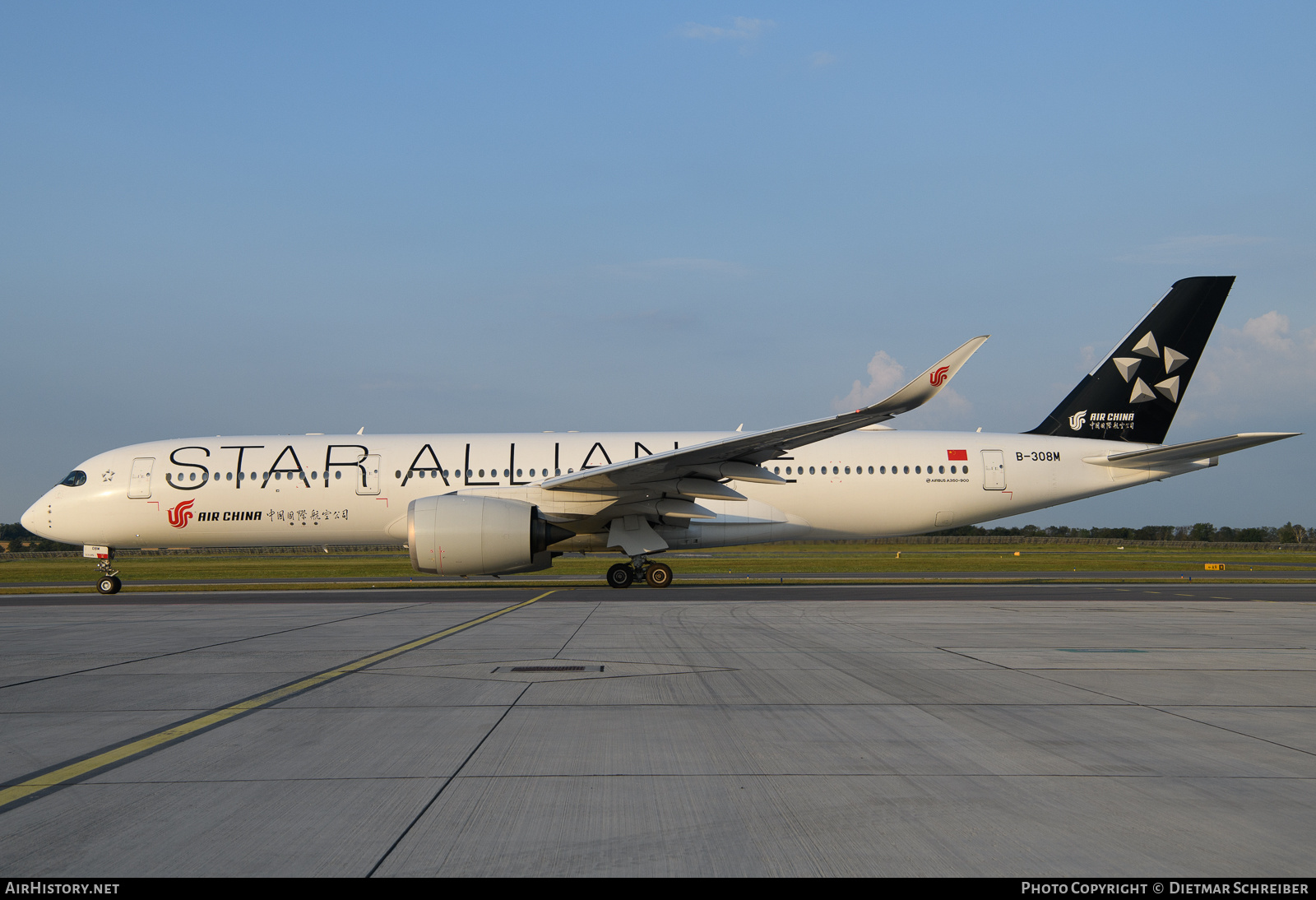 Aircraft Photo of B-308M | Airbus A350-941 | Air China | AirHistory.net #707146