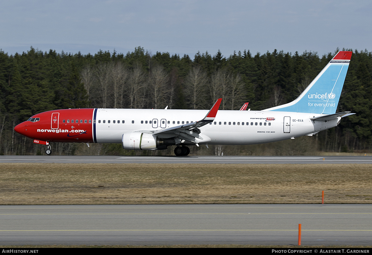 Aircraft Photo of SE-RXA | Boeing 737-84P | Norwegian | AirHistory.net #707160