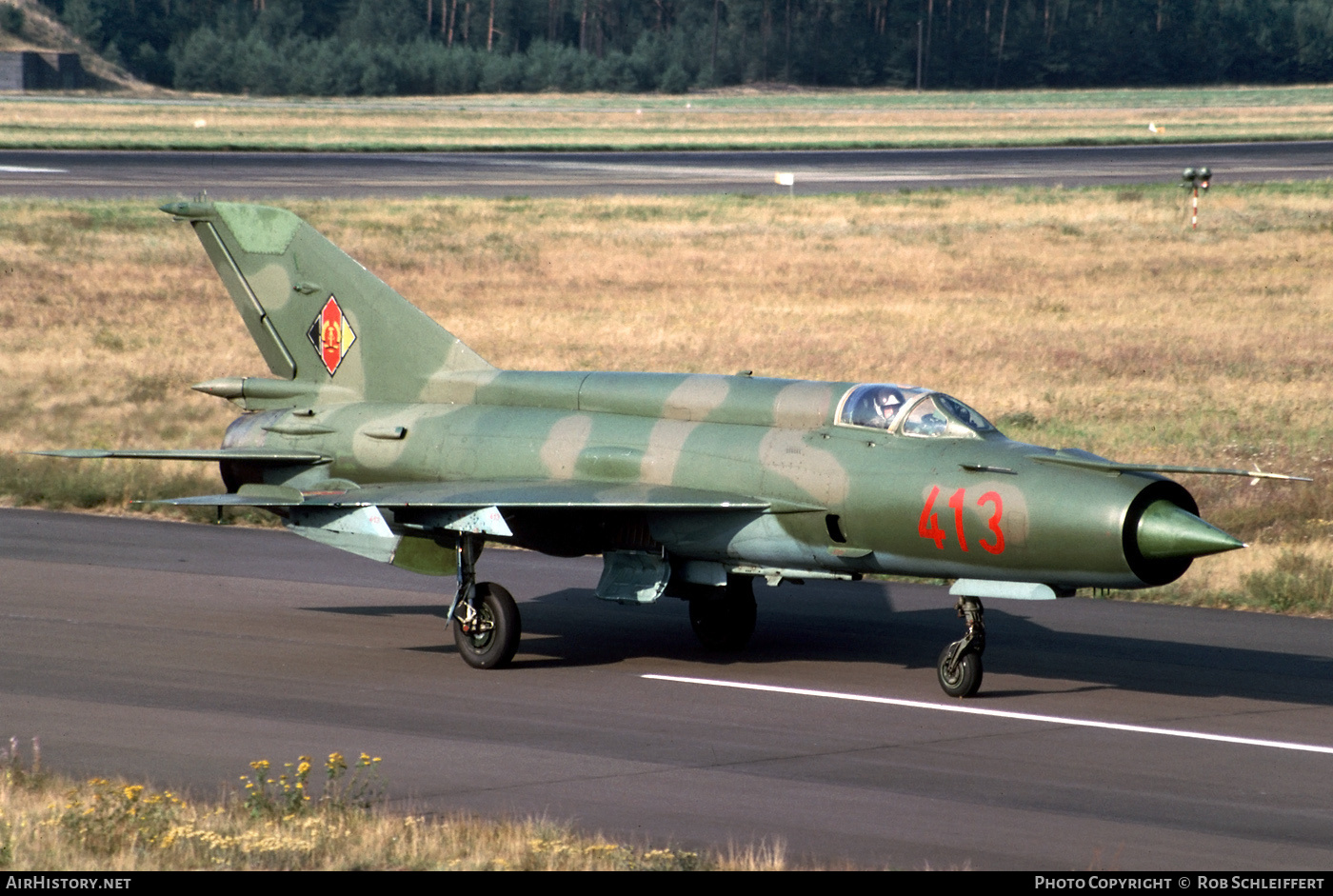 Aircraft Photo of 413 | Mikoyan-Gurevich MiG-21M | East Germany - Air Force | AirHistory.net #707168