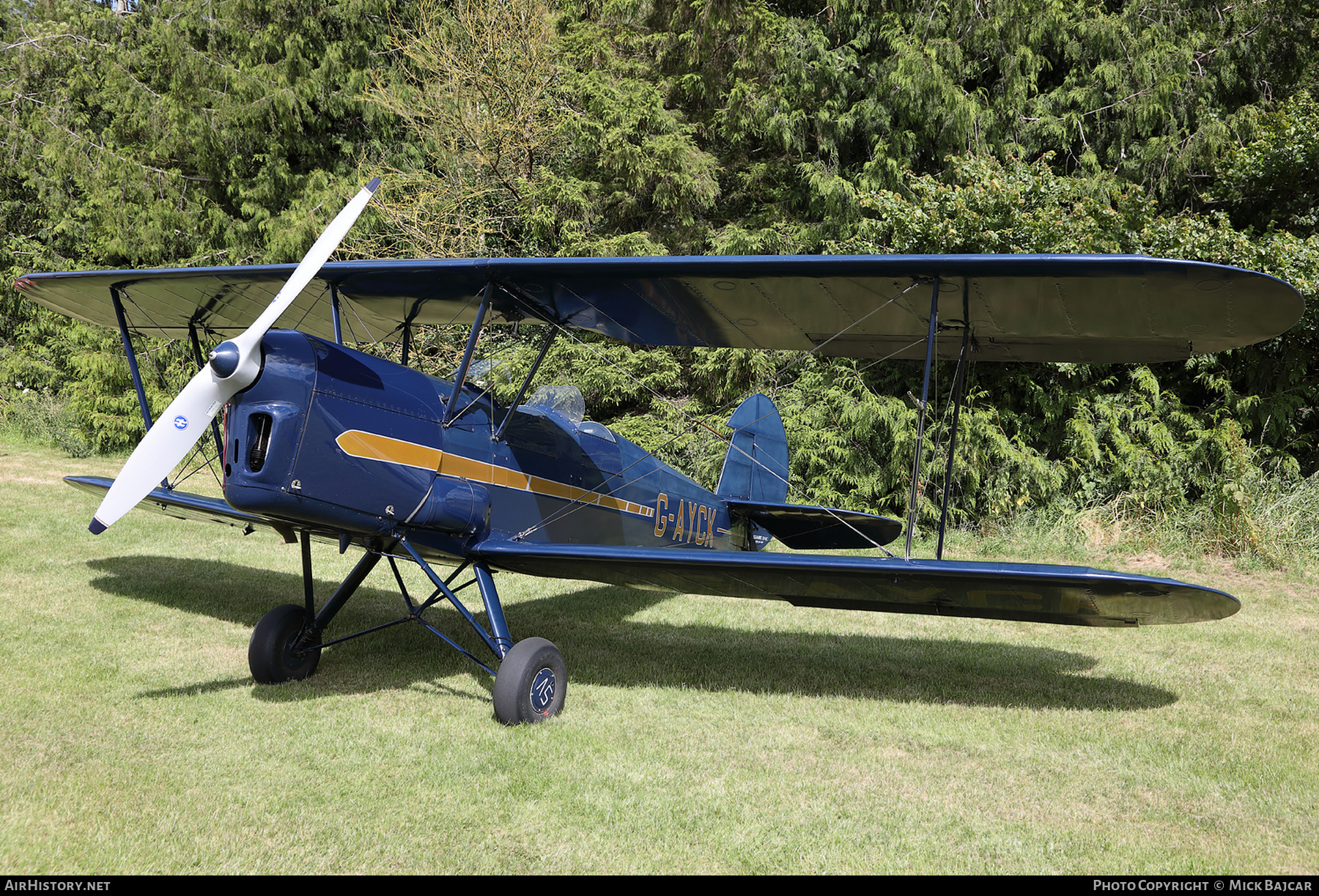 Aircraft Photo of G-AYCK | AIA Stampe SV-4C | AirHistory.net #707240