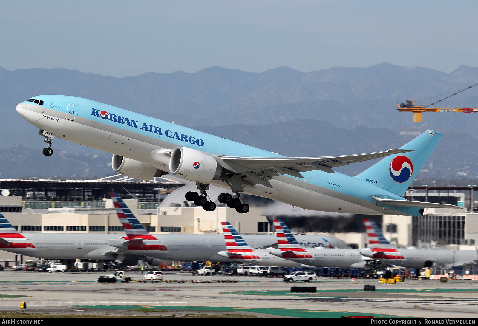 Aircraft Photo of HL8076 | Boeing 777-F | Korean Air Cargo | AirHistory.net #707250