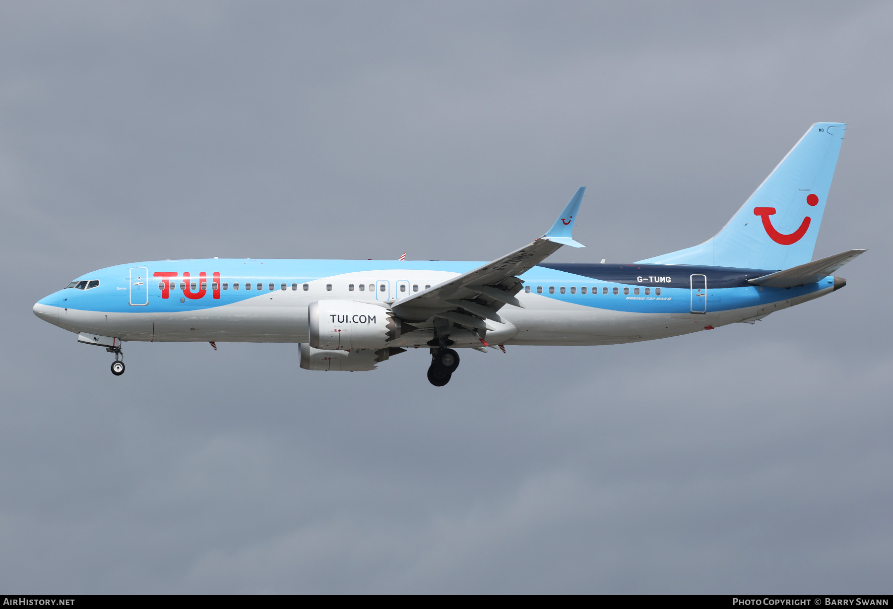 Aircraft Photo of G-TUMG | Boeing 737-8 Max 8 | TUI | AirHistory.net #707255