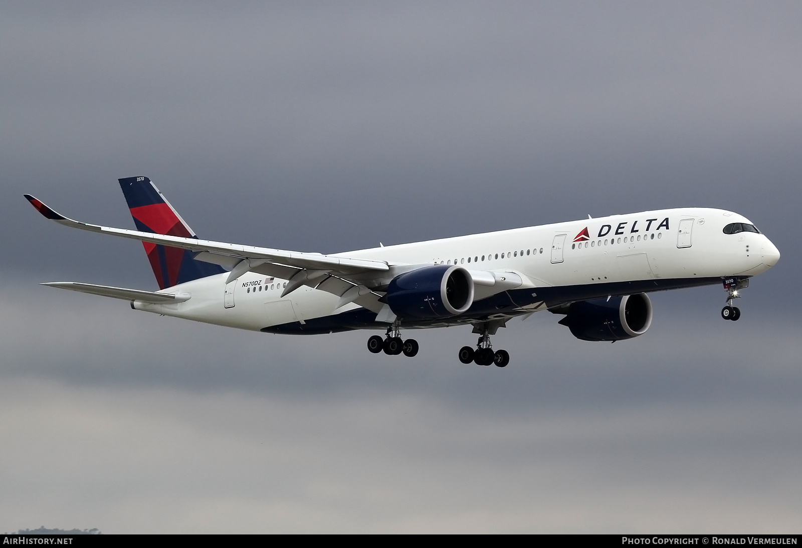 Aircraft Photo of N570DZ | Airbus A350-941 | Delta Air Lines | AirHistory.net #707259