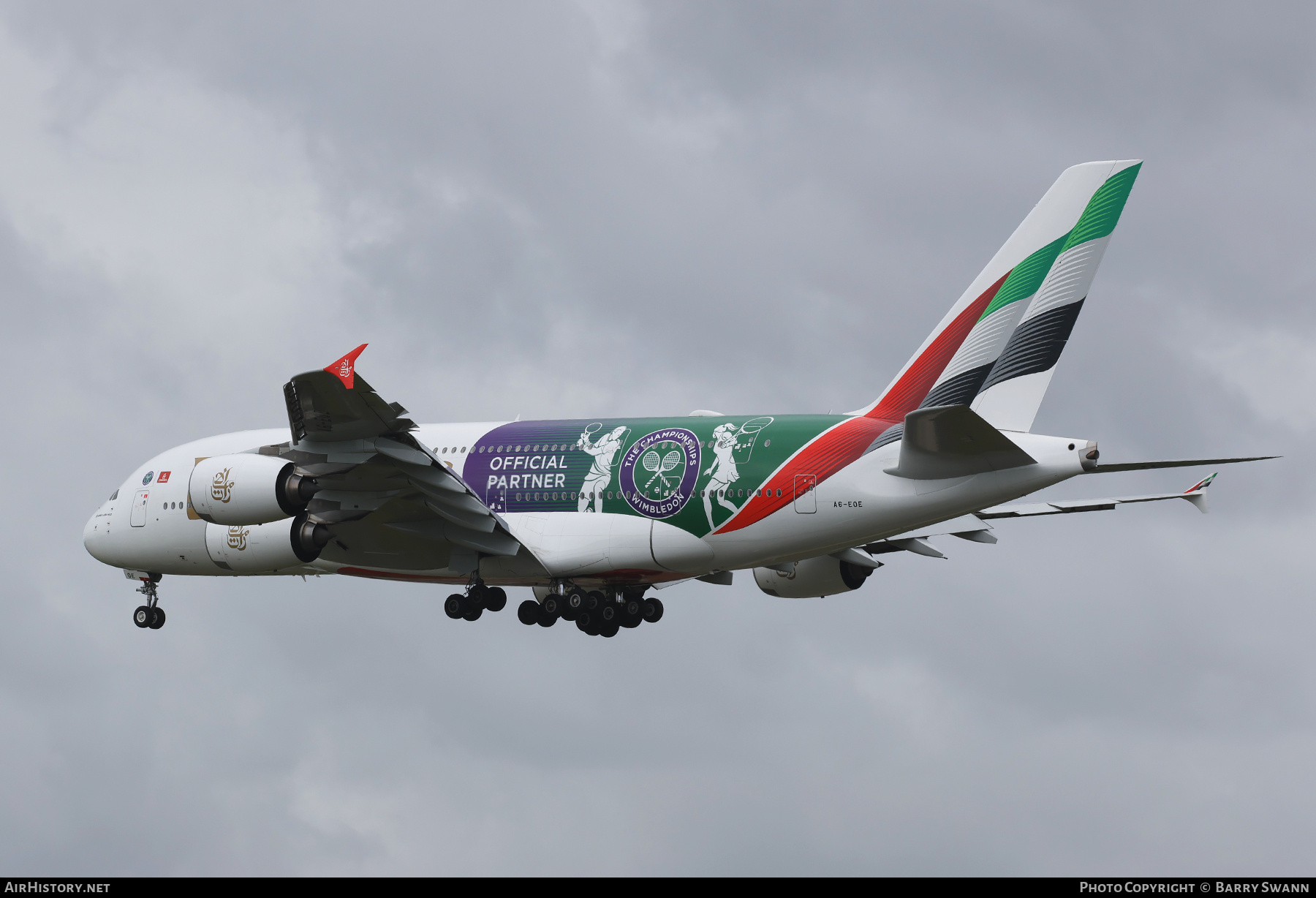 Aircraft Photo of A6-EOE | Airbus A380-861 | Emirates | AirHistory.net #707260