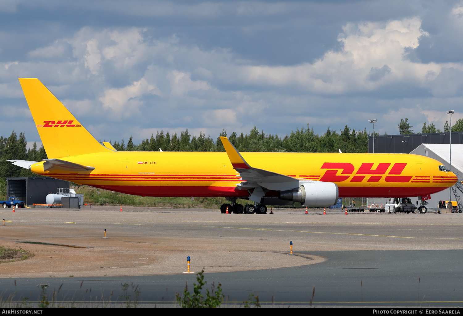 Aircraft Photo of OE-LYD | Boeing 767-304/ER(BDSF) | DHL International | AirHistory.net #707263