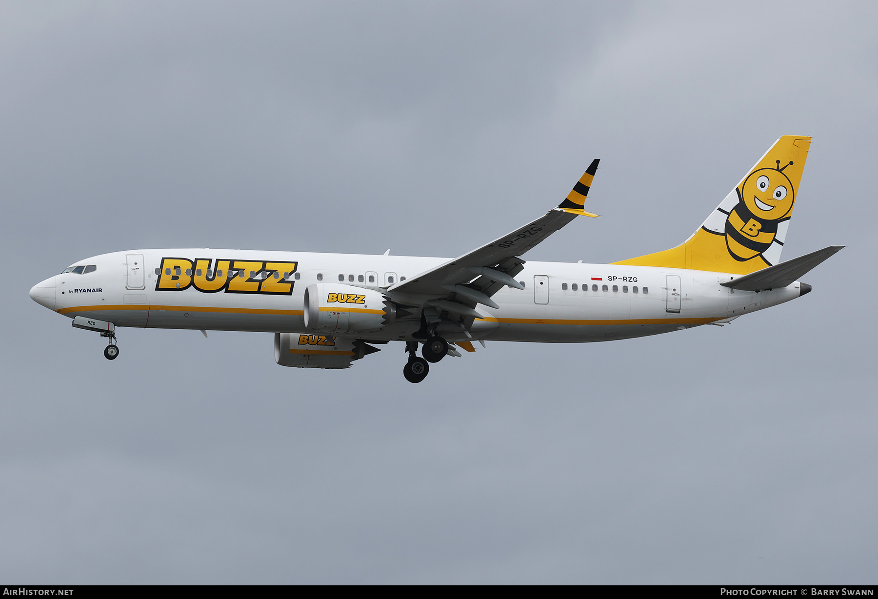 Aircraft Photo of SP-RZG | Boeing 737-8200 Max 200 | Buzz | AirHistory.net #707269
