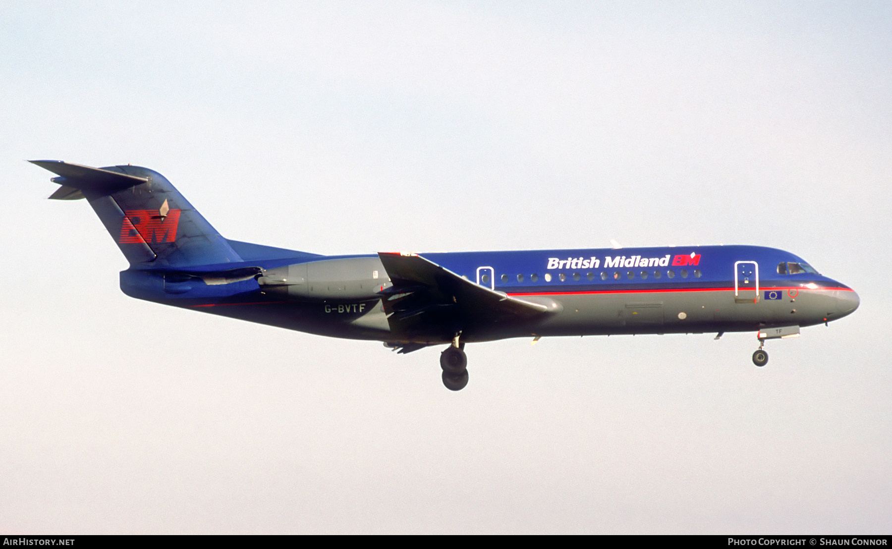 Aircraft Photo of G-BVTF | Fokker 70 (F28-0070) | British Midland Airways - BMA | AirHistory.net #707307