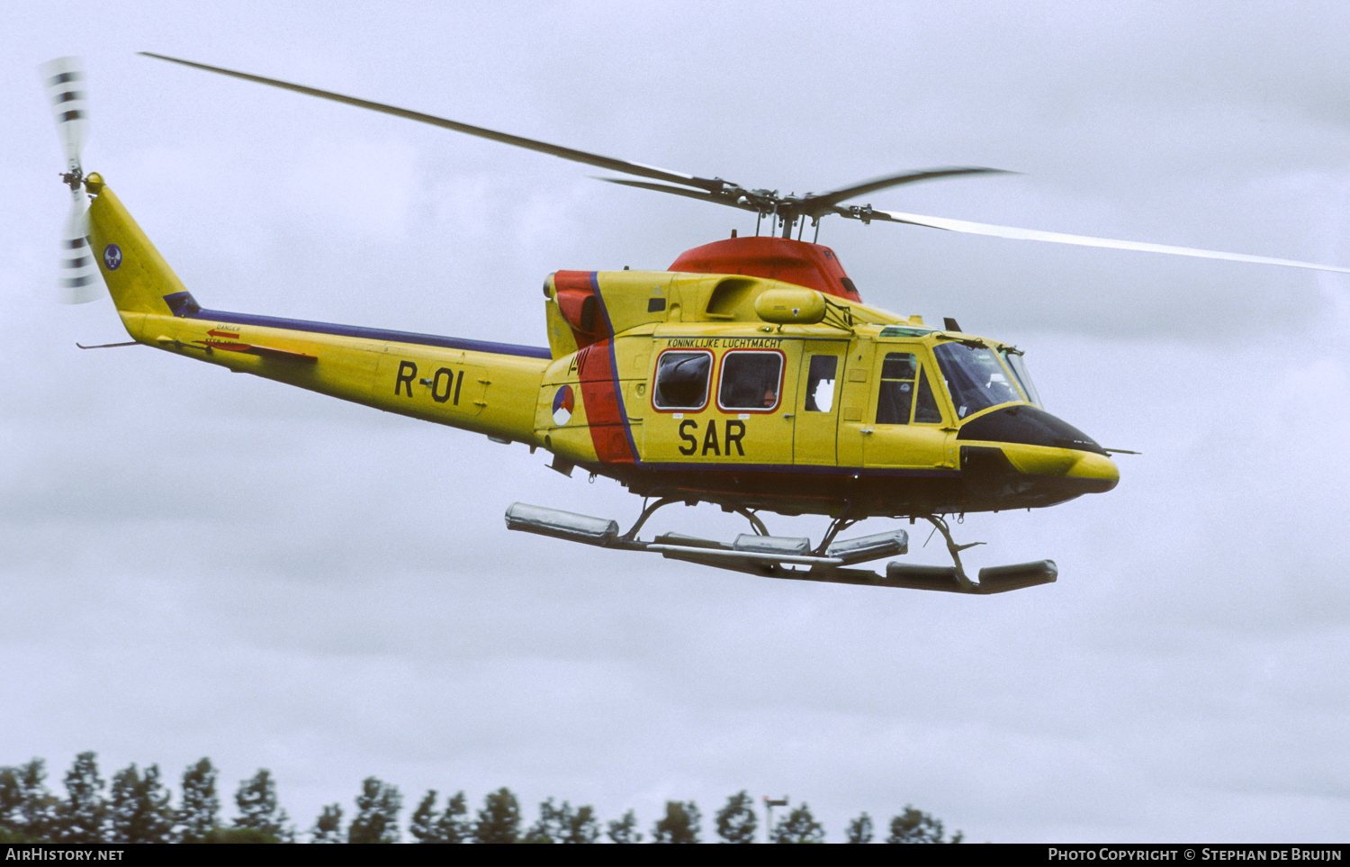Aircraft Photo of R-01 | Agusta AB-412SP Grifone | Netherlands - Air Force | AirHistory.net #707330