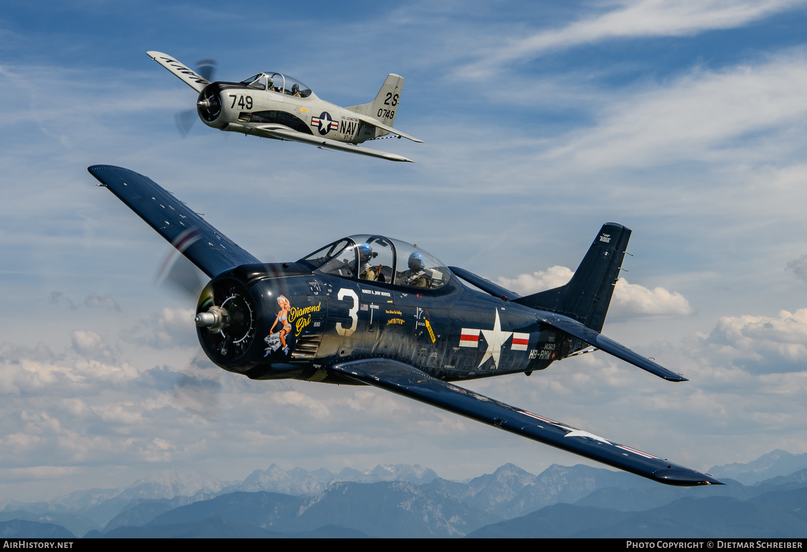 Aircraft Photo of HB-RMW / 140613 | North American T-28C Trojan | USA - Navy | AirHistory.net #707403