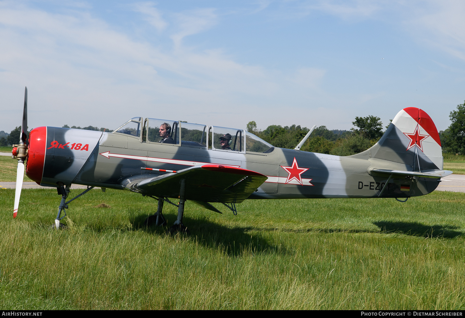 Aircraft Photo of D-EZCT | Yakovlev Yak-18A | Soviet Union - Air Force | AirHistory.net #707424