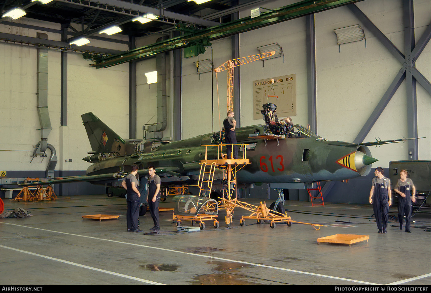 Aircraft Photo of 613 | Sukhoi Su-22M4 | East Germany - Air Force | AirHistory.net #707482