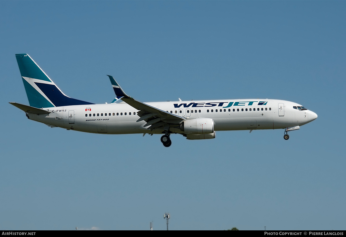 Aircraft Photo of C-FWVJ | Boeing 737-8CT | WestJet | AirHistory.net #707486