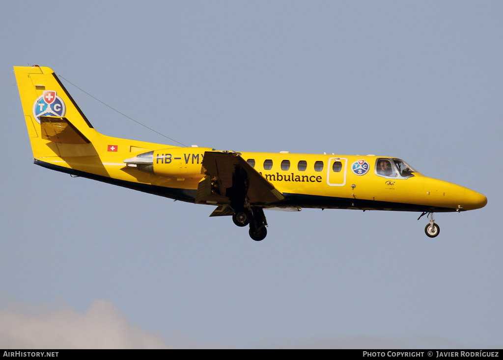 Aircraft Photo of HB-VMX | Cessna 550 Citation Bravo | TCS - Touring Club Schweiz | AirHistory.net #707510