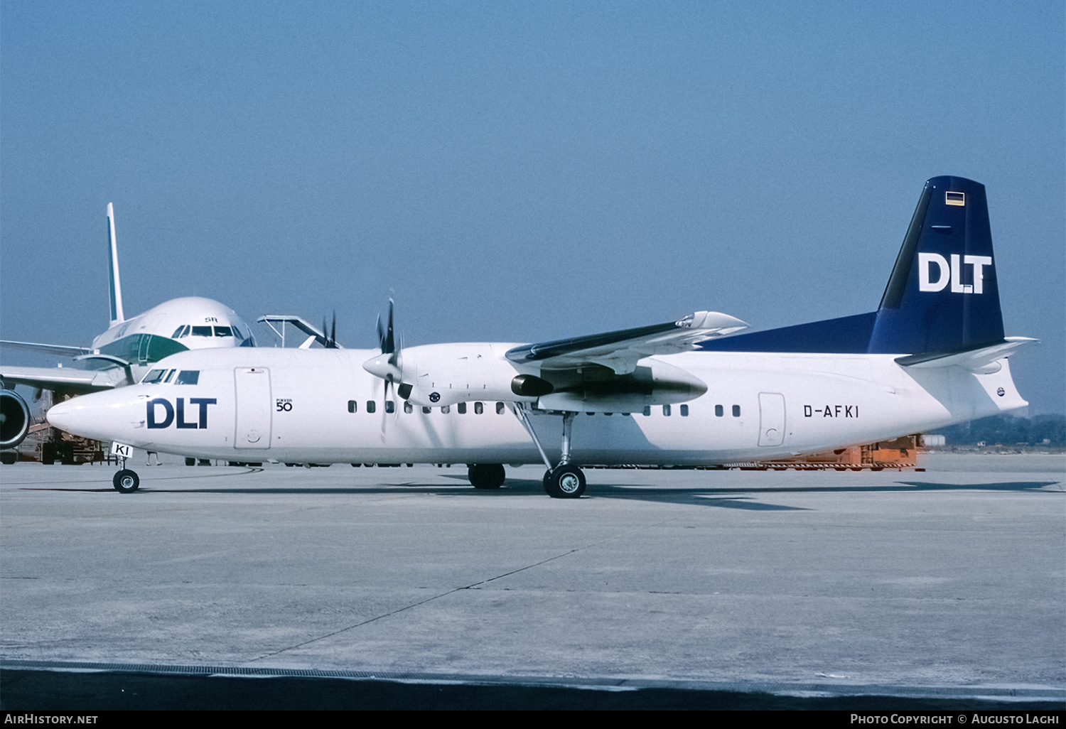 Aircraft Photo of D-AFKI | Fokker 50 | DLT - Deutsche Luftverkehrsgesellschaft | AirHistory.net #707583