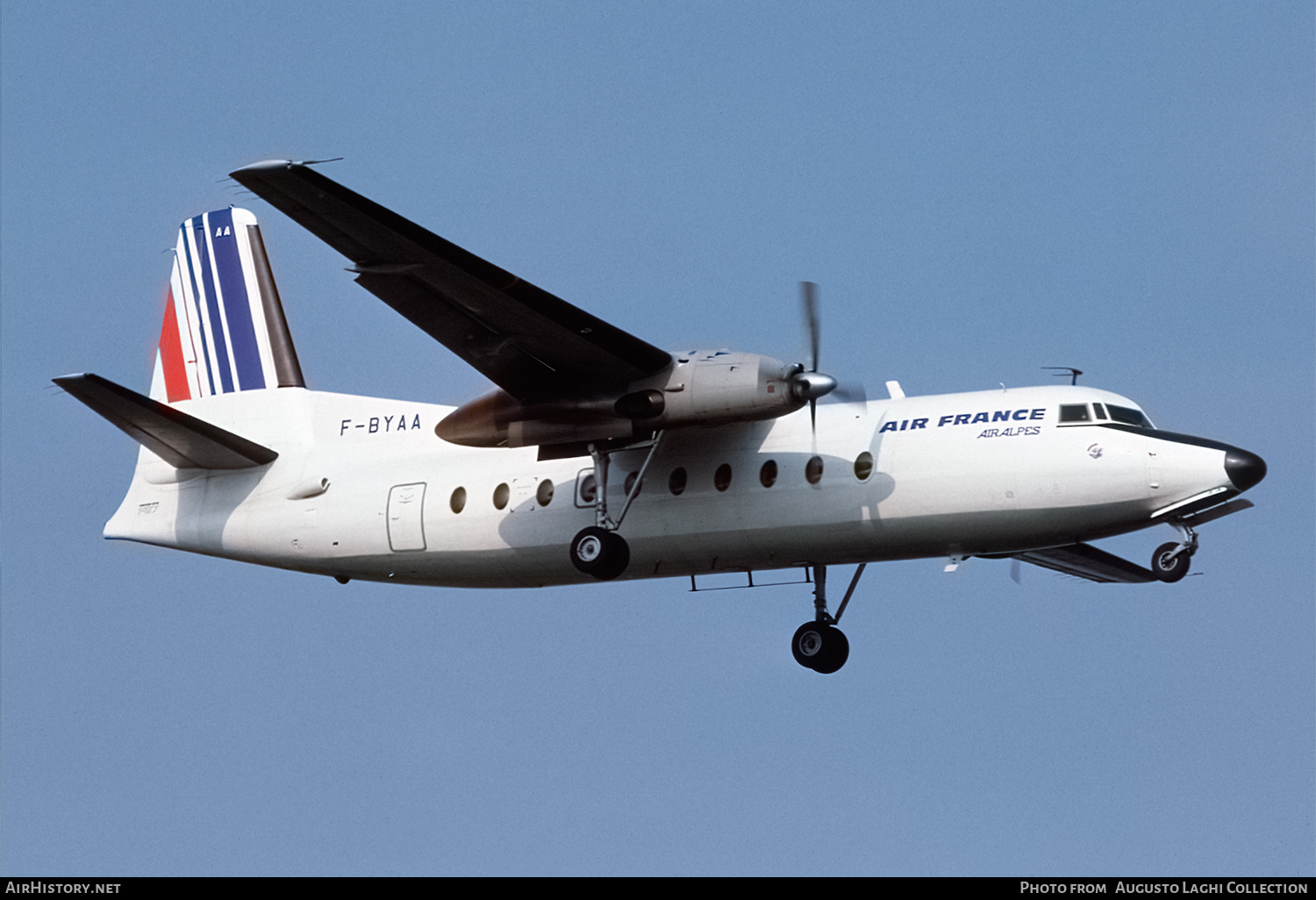 Aircraft Photo of F-BYAA | Fokker F27-400 Friendship | Air France | AirHistory.net #707590