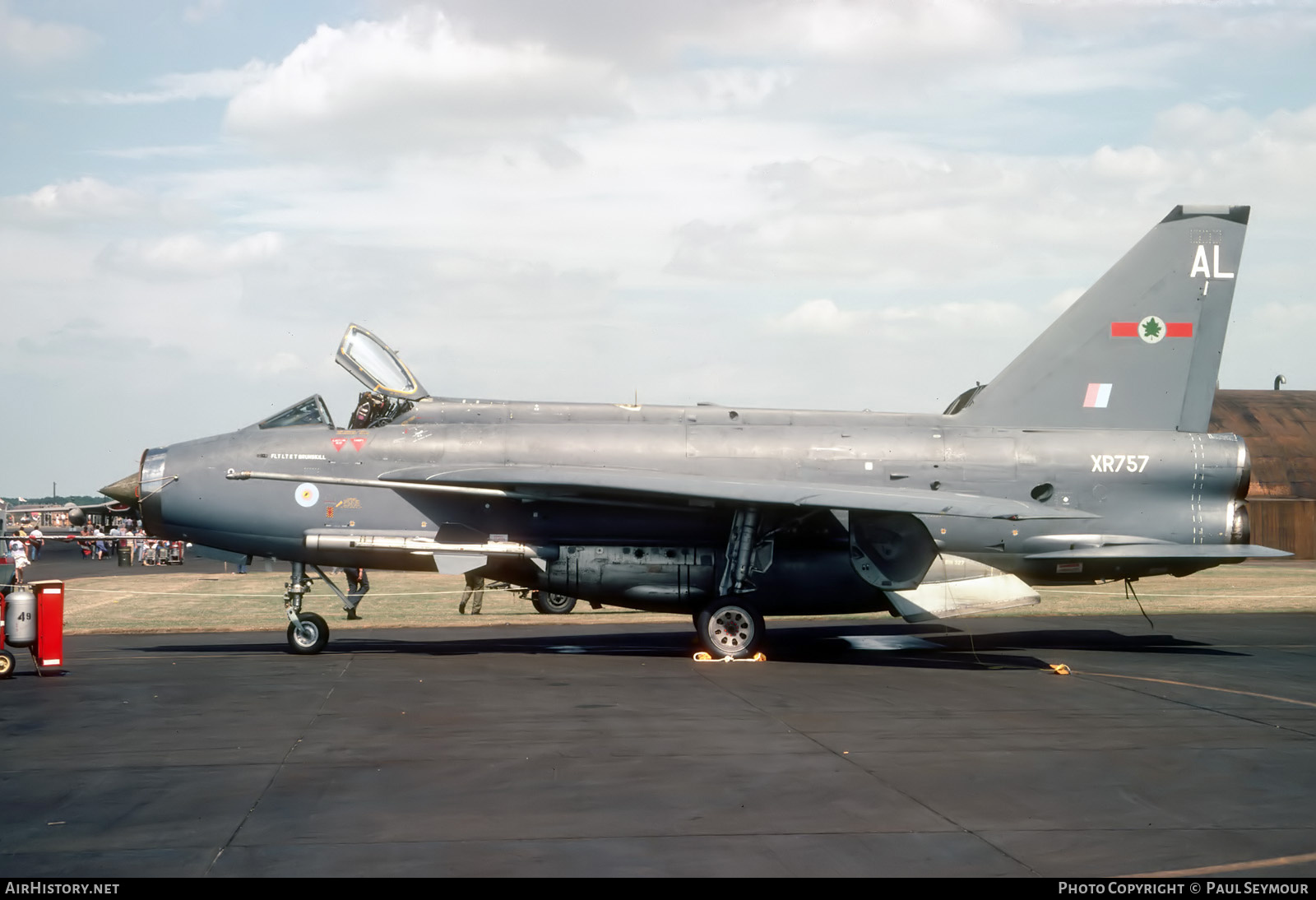 Aircraft Photo of XR757 | English Electric Lightning F6 | UK - Air Force | AirHistory.net #707610