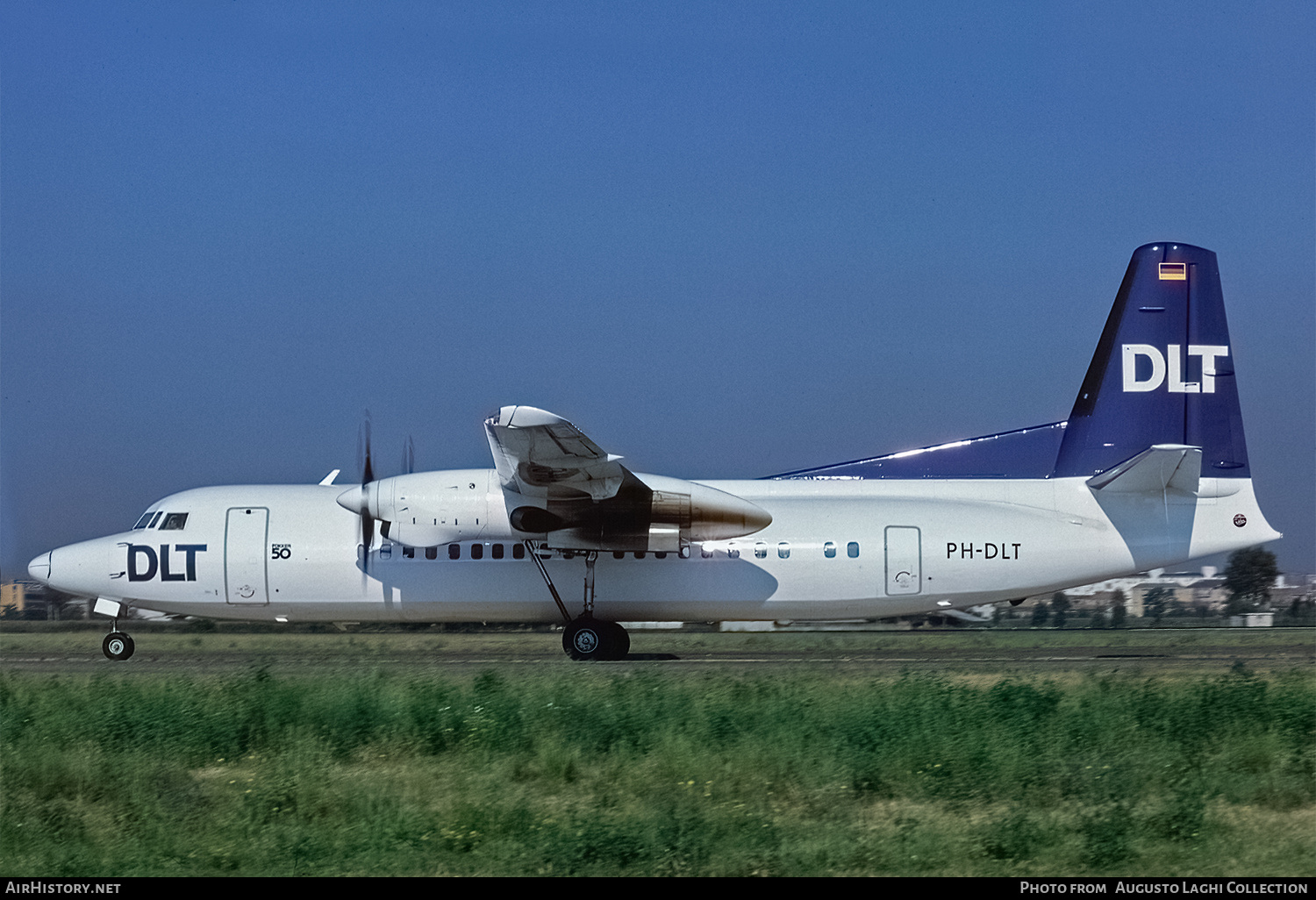 Aircraft Photo of PH-DLT | Fokker 50 | DLT - Deutsche Luftverkehrsgesellschaft | AirHistory.net #707611