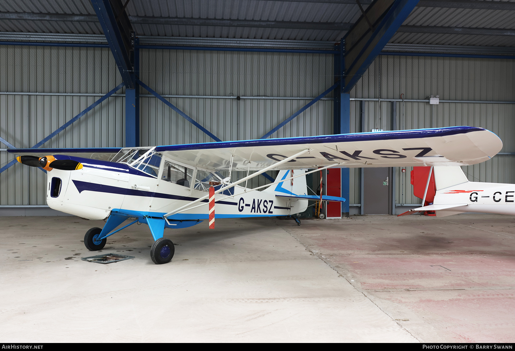 Aircraft Photo of G-AKSZ | Taylorcraft J Auster Mk5D | AirHistory.net #707620