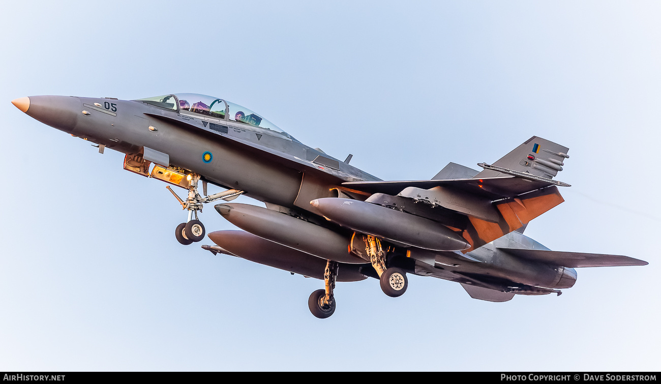Aircraft Photo of M45-05 | McDonnell Douglas F/A-18D Hornet | Malaysia - Air Force | AirHistory.net #707629