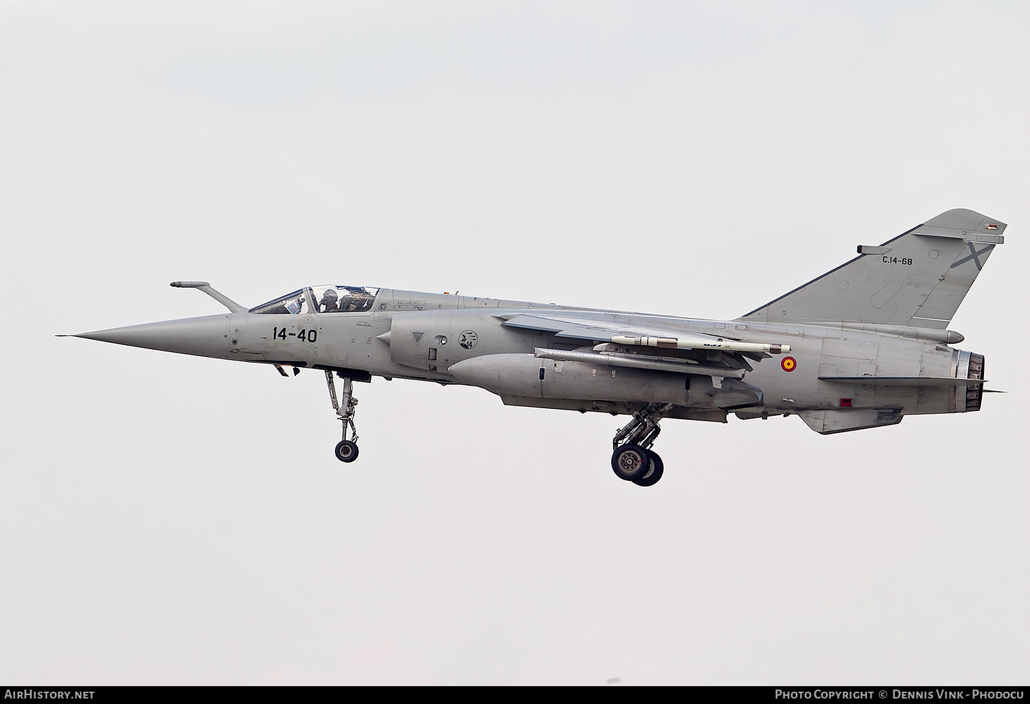 Aircraft Photo of C14-68 | Dassault Mirage F1EE(M) | Spain - Air Force | AirHistory.net #707642