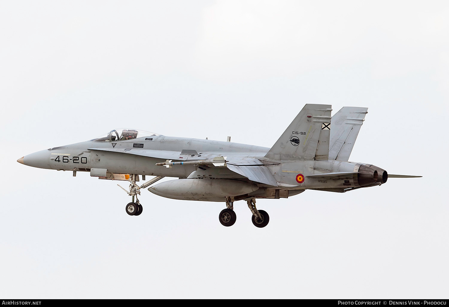 Aircraft Photo of C.15-92 | McDonnell Douglas F/A-18A Hornet | Spain - Air Force | AirHistory.net #707645