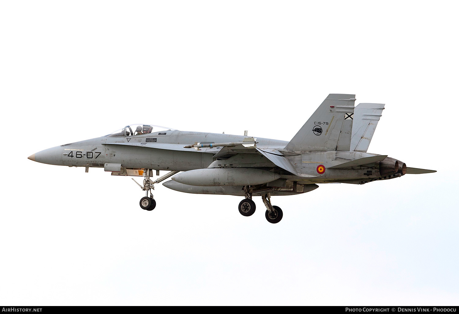 Aircraft Photo of C.15-79 | McDonnell Douglas F/A-18A Hornet | Spain - Air Force | AirHistory.net #707650