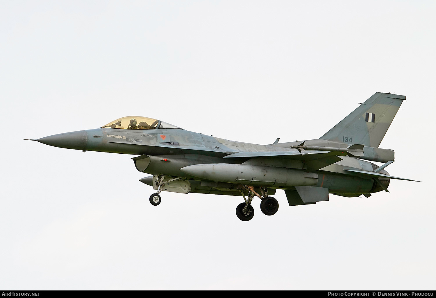 Aircraft Photo of 134 | General Dynamics F-16C Fighting Falcon | Greece - Air Force | AirHistory.net #707652